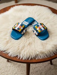 Woven Strap Slides