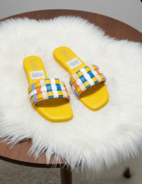 Woven Strap Slides